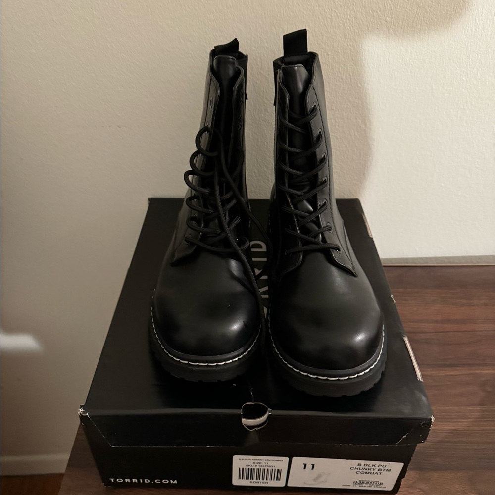 Torrid Chunky Combat Boots Size 11 W